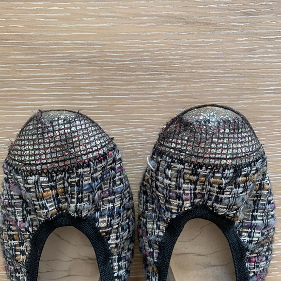 Chanel tweed ballerina flats 37 - Picture 2 of 10